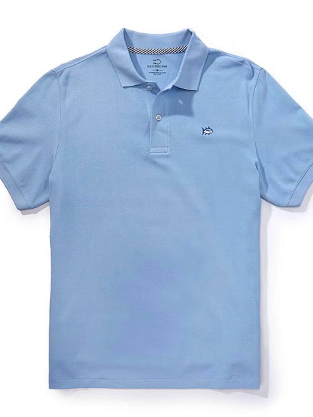 Southern Tide Skipjack Men's Light Blue Polo Shirt - Classic, like new